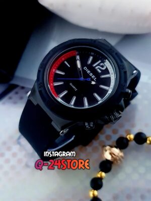 RELOJ DIESEL GOMA NEGRO NEGRO