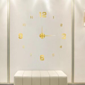 RELOJ DE PARED TIME12 DORADO