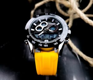 RELOJ CASIO GOMA AMARILLO