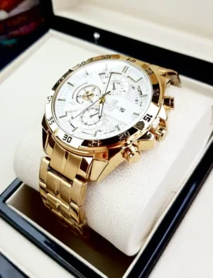 RELOJ EDIFICE STEEL DORADO