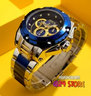 INVICTA VENOM ACERO PLATEADO AZUL