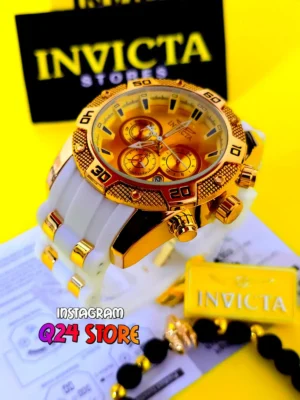 INVICTA SPEED WEY BLANCO DORADO