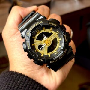 RELOJ GSHOCK NEGRO DORADO 2