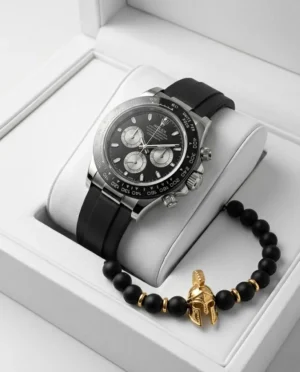 Reloj Daytona Silver Black Edition
