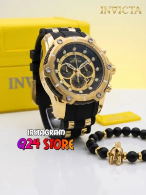 INVICTA BOLD NEGRO DORADO
